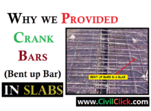 WHY CRANK BARS PROVIDED IN SLAB 1