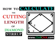 HOW TO CALCULATE CUTTING LENGTH OF DIAMOND STIRRUP 7