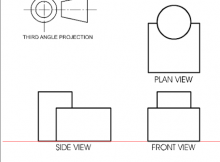 third angle projection